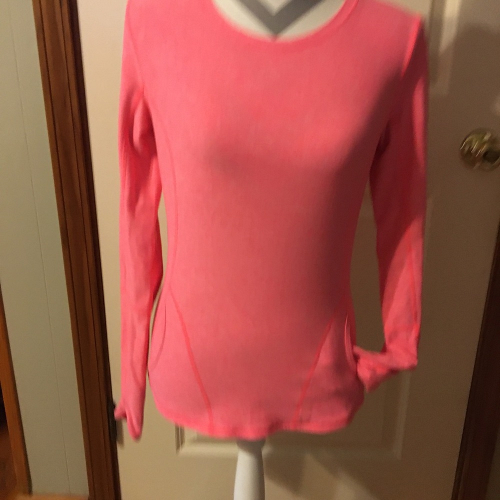 LUCY | long sleeve bodycon athletic top w pockets